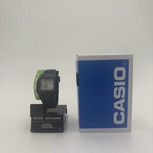 Casio DB36-1A, 30-Page Telememo Watch, Resin Band, 5 Alarms, 10 Year Battery
